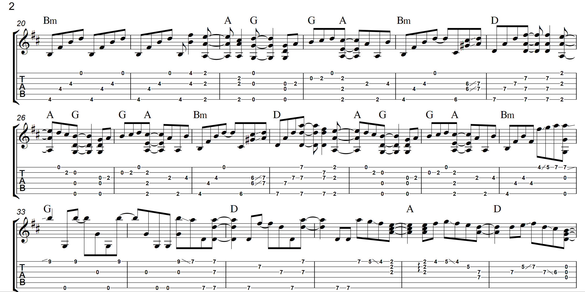 Hymn Of Ordinary Motion  TAB - Page 2 - Landscape